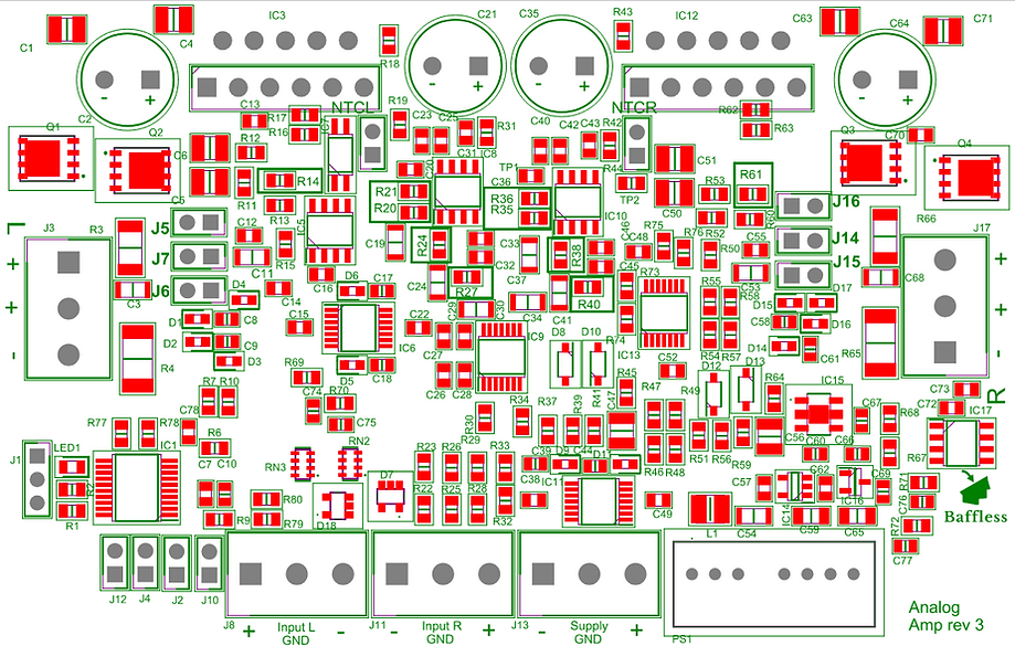 Board assembly layout